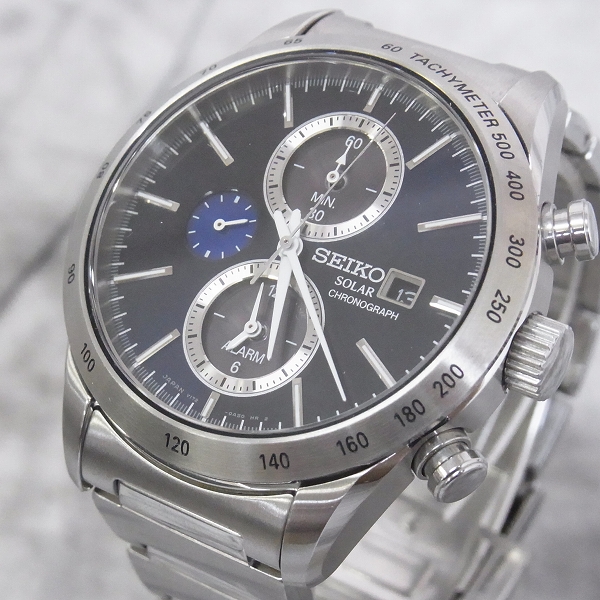 SEIKO/セイコー ソーラー クロノグラフ ソーラー腕時計 アナログ V172-0AP0SSの買取実績 - ブランド買取専門店リアクロ