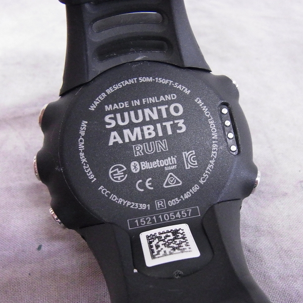 実際に弊社で買取させて頂いたSUUNTO/スント AMBIT 3 RUN/アンビット3ラン/SS021257000の画像 3枚目