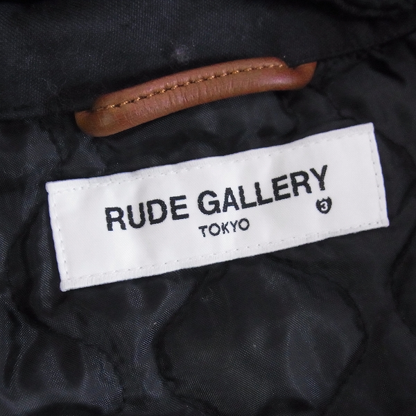 実際に弊社で買取させて頂いた☆RUDE GALLERY/ルードギャラリー ファーフードモッズコート/3の画像 2枚目