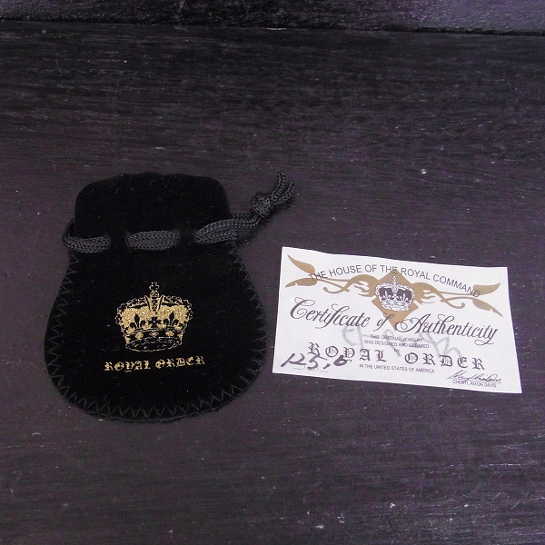 実際に弊社で買取させて頂いた【ギャラ付】ROYAL ORDER/ロイヤルオーダー　SMALL ALLEGRA HEART WITH DIAMONDS/スモールアレグラハートチャーム w/ダイヤ SP219-Dの画像 5枚目