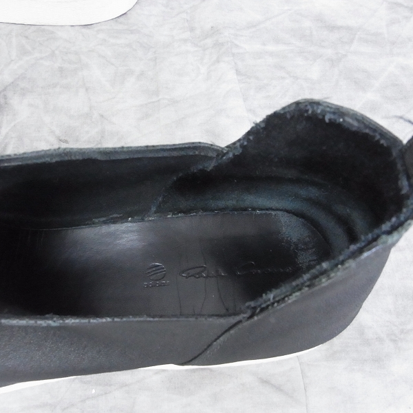 実際に弊社で買取させて頂いたadidas/アディダス×Rick Owens/リックオウエンス スーパースター レザースニーカーの画像 4枚目