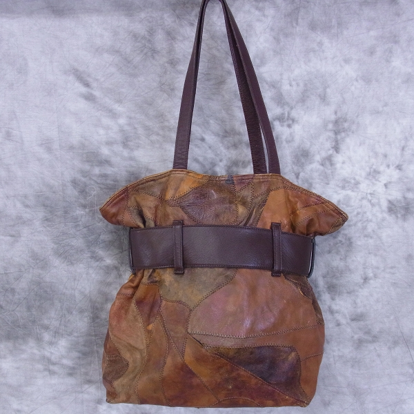 実際に弊社で買取させて頂いたHYSTERICS/ヒステリックス　パッチワーク トートバッグの画像 2枚目