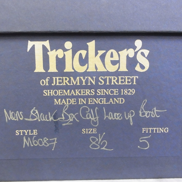 実際に弊社で買取させて頂いたTricker's/トリッカーズ　ボックスカーフモンキーブーツ/M6087 8.5の画像 9枚目