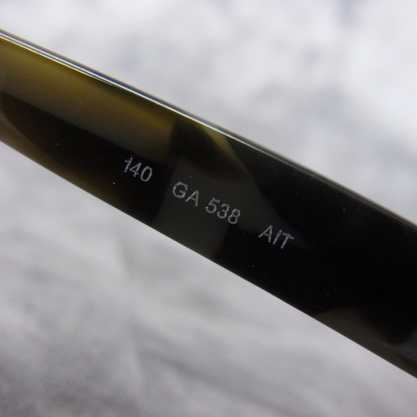 実際に弊社で買取させて頂いたGIORGIO ARMANI/ジョルジオアルマーニ　フルリムメガネフレーム GA538の画像 4枚目