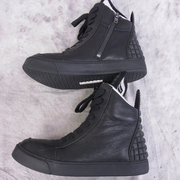 実際に弊社で買取させて頂いたDIET BUTCHER SLIM SKIN/ダイエットブッチャースリムスキン 15AW スタッズスニーカー/43 D153D082の画像 3枚目