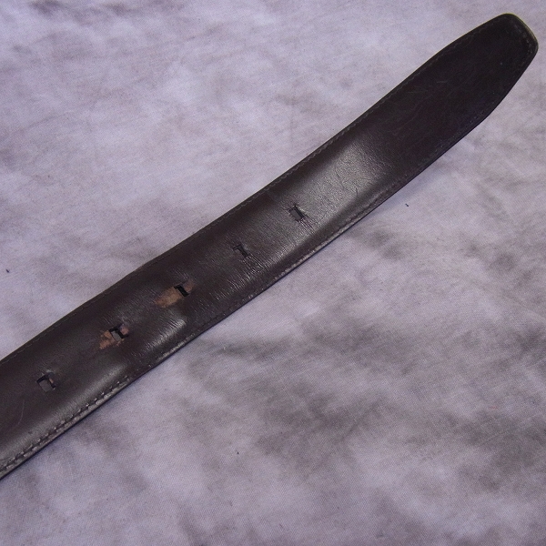 実際に弊社で買取させて頂いたBVLGARI/ブルガリ スクエアバックル レザーベルトの画像 4枚目