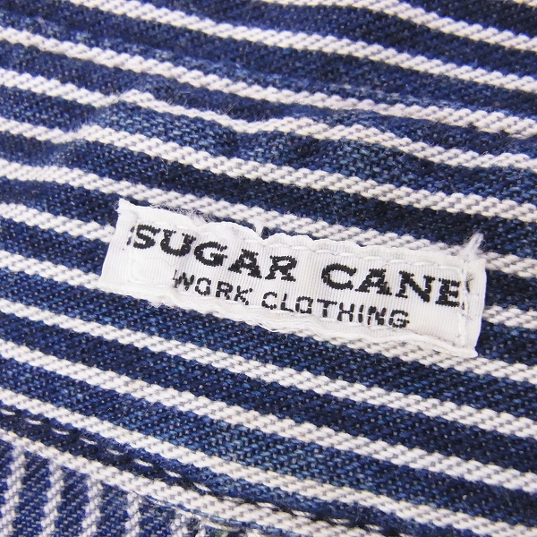 実際に弊社で買取させて頂いた☆SUGAR CANE/シュガーケーン ヒッコリー カバーオールの画像 2枚目