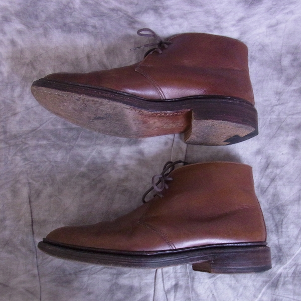 実際に弊社で買取させて頂いたCROCKETT＆JONES/クロケット＆ジョーンズ CHEPSTOW チャッカブーツ 5.5Eの画像 3枚目