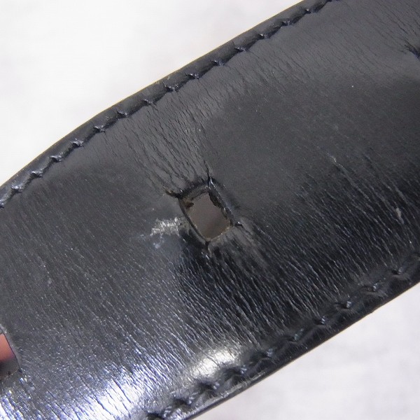 実際に弊社で買取させて頂いたBVLGARI/ブルガリ スクエアバックル レザーベルトの画像 6枚目