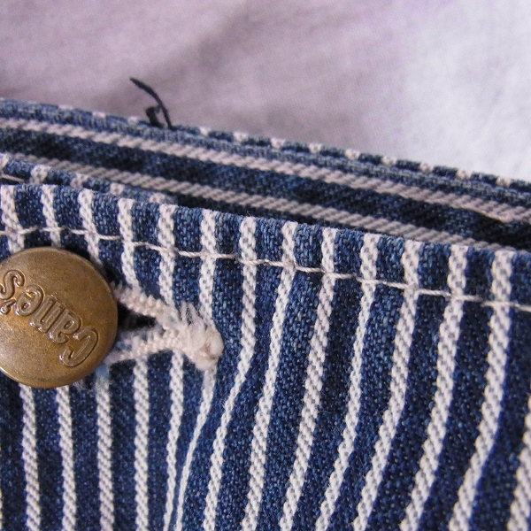 実際に弊社で買取させて頂いた☆SUGAR CANE/シュガーケーン ヒッコリー カバーオールの画像 5枚目