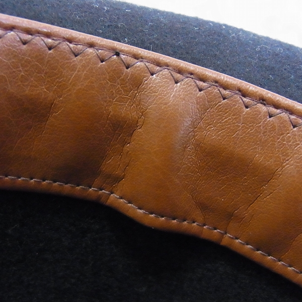 実際に弊社で買取させて頂いたCA4LA/カシラ KNOX/ノックス 中折れウール100％ハット/帽子/NOX00086の画像 6枚目