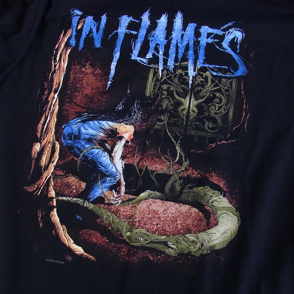 実際に弊社で買取させて頂いたIN FLAMES/イン フレイムス バンドTシャツ /XL/5点セットの画像 5枚目