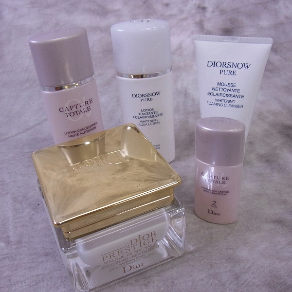 実際に弊社で買取させて頂いたChristian Dior/クリスチャンディオール 洗顔/化粧水/マッサージマスク コスメ 5点セット
