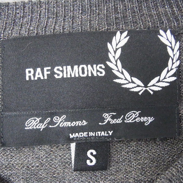 実際に弊社で買取させて頂いた☆RAF SIMONS/ラフシモンズ フレッドペリー ニット/セーター/Sの画像 2枚目