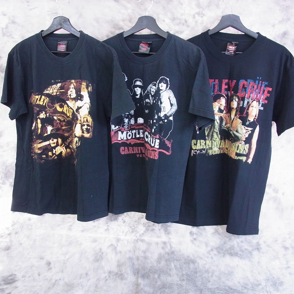 実際に弊社で買取させて頂いたMOTLEY CRUE/モトリークルー バンドTシャツ 2005年 TOUR 他 L/7点SETの画像 2枚目