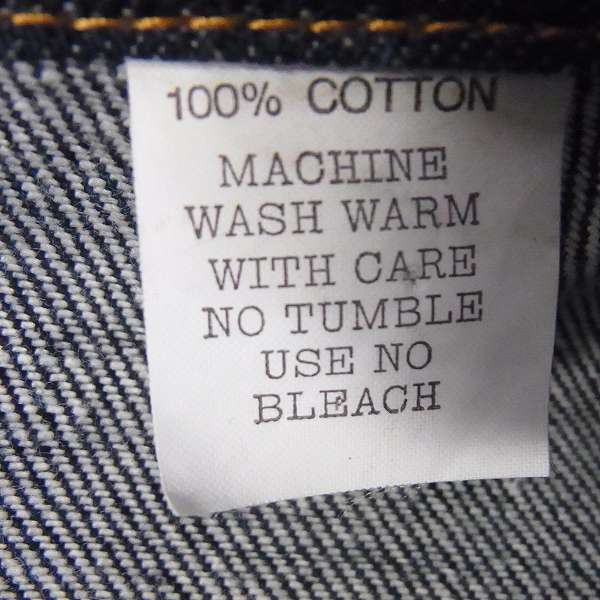 実際に弊社で買取させて頂いたGOODENOUGH/グッドイナフ デニムジャケット ｗ：36 lot:8111の画像 3枚目