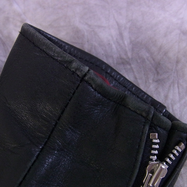 実際に弊社で買取させて頂いたSHIPS/シップス カウレザー シングルジャケット Lの画像 5枚目