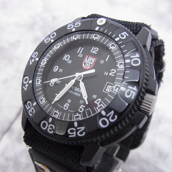 実際に弊社で買取させて頂いたLUMINOXルミノックス ネイビーシールズ ナイロンブレス Ref.3001