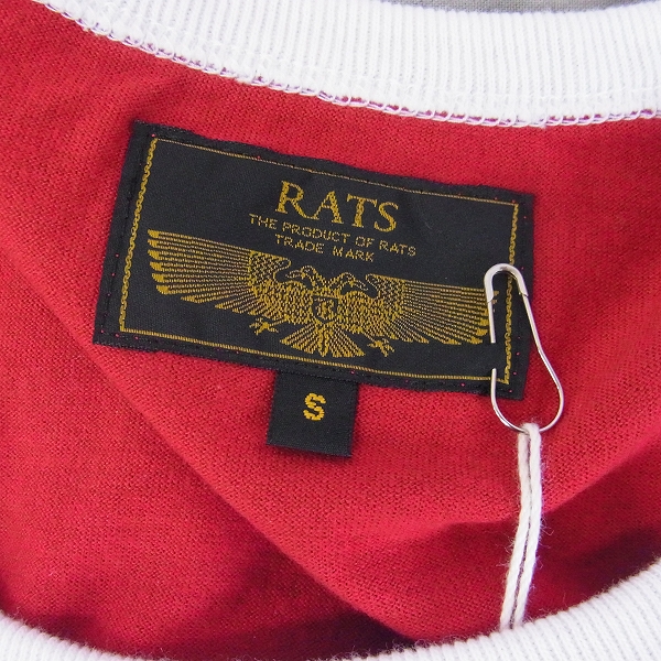 実際に弊社で買取させて頂いたRATS/ラッツ 16SS 3バックプリント/ノースリーブ レッド/S 16'RTC-0601の画像 2枚目