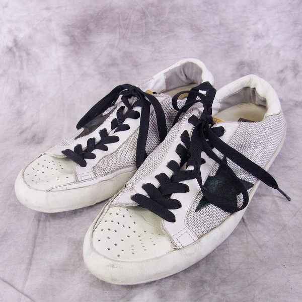 実際に弊社で買取させて頂いたGOLDEN GOOSE/ゴールデングース レザースーパースタースニーカー G448 Size：42