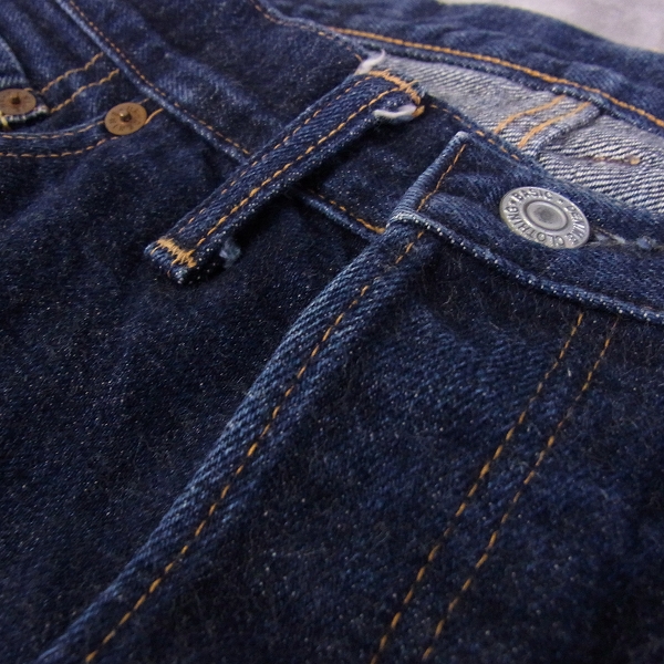 実際に弊社で買取させて頂いたDenime/ドゥニーム　ストレートデニムパンツ ボタンフライ LOT.961/33の画像 6枚目