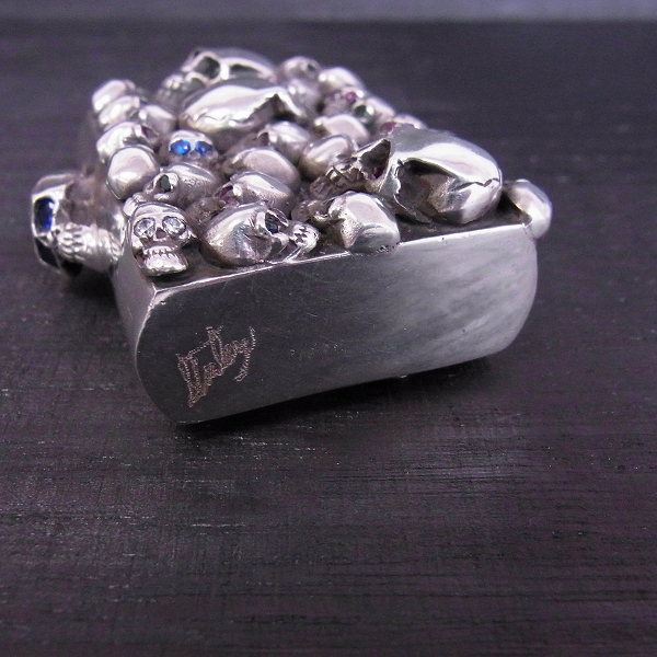 実際に弊社で買取させて頂いたSTANLEY GUESS/スタンリーゲス マルチスカルZIPPOw/ストーンアイズ/ラージの画像 2枚目