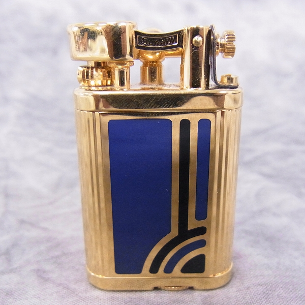 実際に弊社で買取させて頂いたdunhill/ダンヒル UNIQUE/ユニーク ストライプ ガスライターの画像 1枚目
