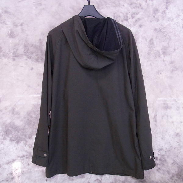 実際に弊社で買取させて頂いた☆BURBERRY BLUE LABEL/バーバリーブルーレーベル フーデットブルゾン/Lの画像 1枚目