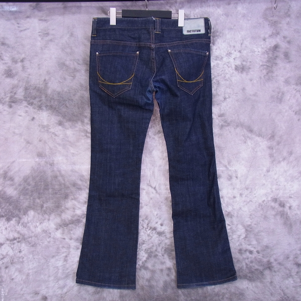 実際に弊社で買取させて頂いたFACTOTUM/ファクトタム レギュラーストレートデニム/31の画像 1枚目