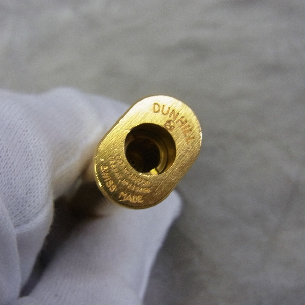 実際に弊社で買取させて頂いたdunhill/ダンヒル ローラーガスライター ストライプ ゴールドの画像 3枚目