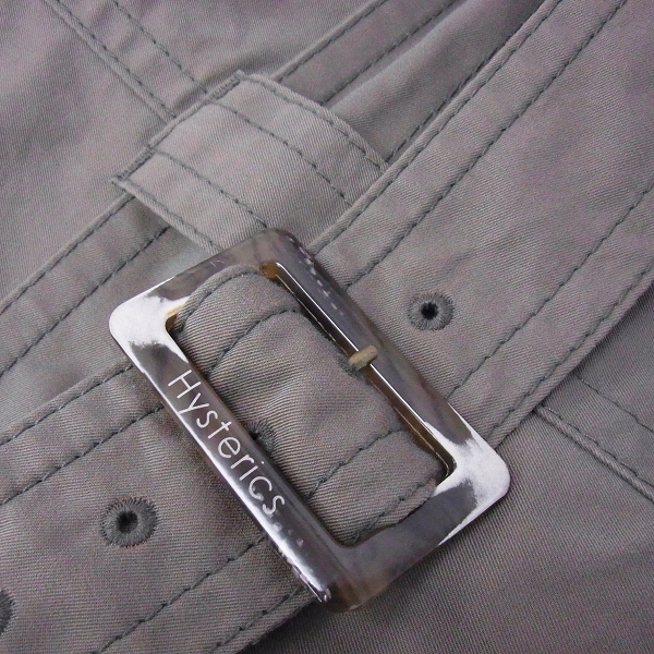 実際に弊社で買取させて頂いた☆HYSTERICS/ヒステリックス サンプル品 トレンチコート/Mの画像 8枚目