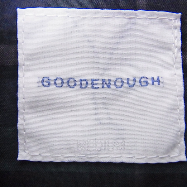 実際に弊社で買取させて頂いたGOODENOUGH/グッドイナフ ストライプ/チェック/無地 シャツ サイズ：M ４点セットの画像 2枚目