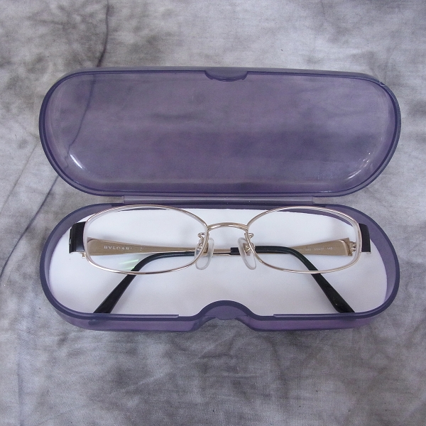 実際に弊社で買取させて頂いたBVLGARI/ブルガリ スクエア メガネフレーム 2028Tの画像 8枚目