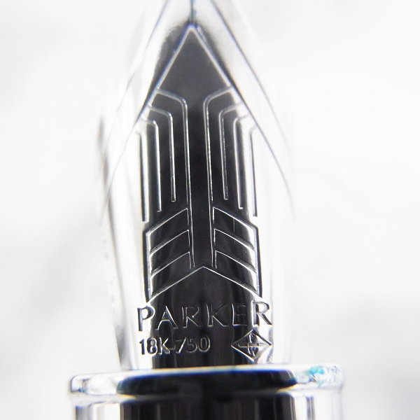 廃盤品］ PARKER 万年筆 プリミエ ラックブラック ST 18K 750 - 筆記具