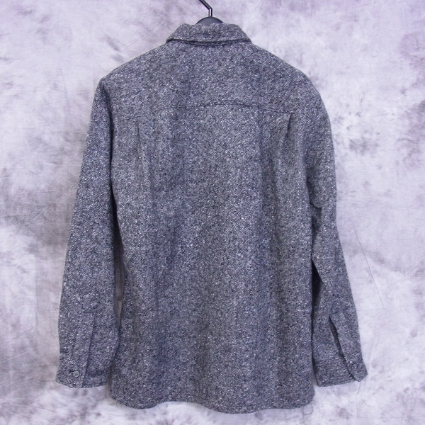 実際に弊社で買取させて頂いたGOODENOUGH/グッドイナフ 長袖 ウールシャツ グレー Mの画像 1枚目