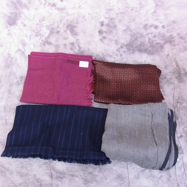 実際に弊社で買取させて頂いたmila schon/ミラショーン LOEWE/ロエベ PAPAS/パパスほか　ストール/マフラー/スカーフ 20点↑SETの画像 4枚目