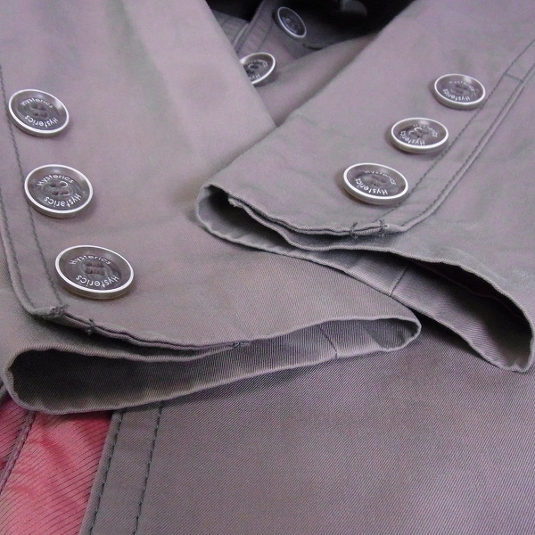 実際に弊社で買取させて頂いた☆HYSTERICS/ヒステリックス サンプル品 トレンチコート/Mの画像 5枚目