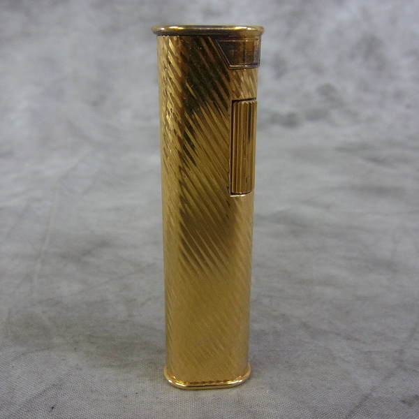 実際に弊社で買取させて頂いたdunhill/ダンヒル ローラーガスライター ストライプ ゴールドの画像 1枚目