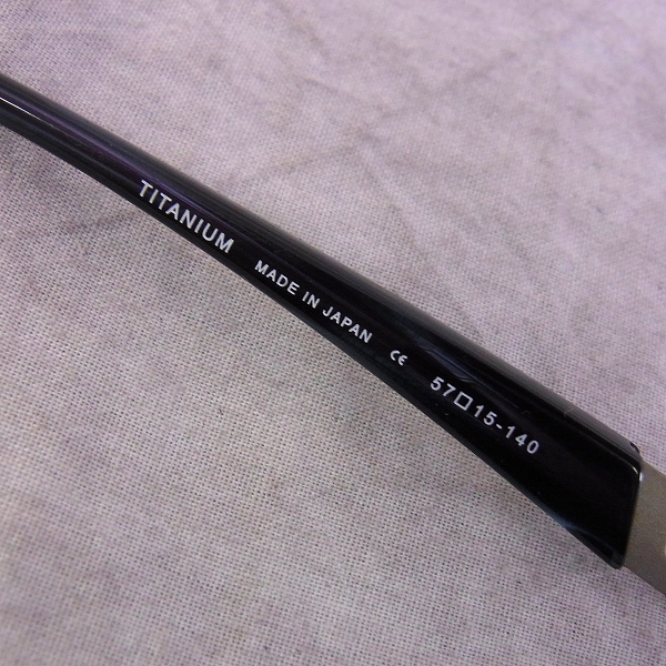 実際に弊社で買取させて頂いたSAMURAI SHO/サムライ翔 眼鏡フレーム SS-J23仁 2015モデル/ss-j23 シルバーの画像 4枚目