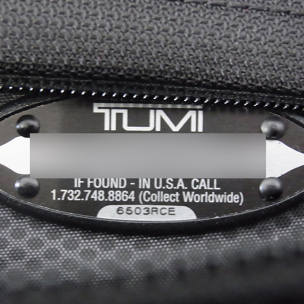 未使用】TUMI/トゥミ スモールメッセンジャーバッグ ブラック 6503Dの