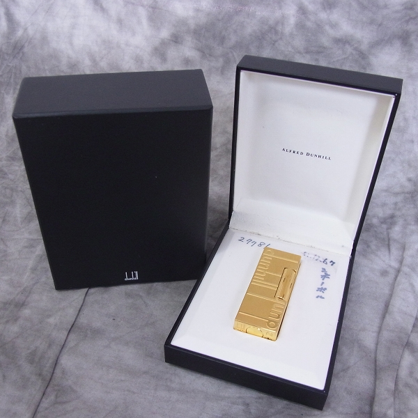 実際に弊社で買取させて頂いたdunhill/ダンヒル ローラーガスライター ロゴ立体デザインの画像 6枚目