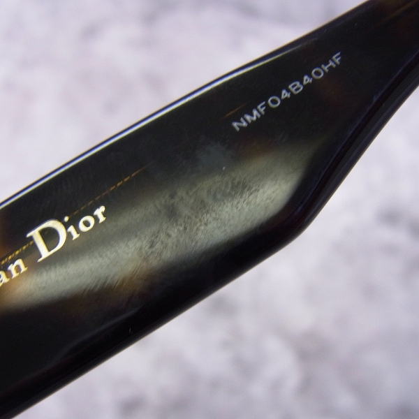 実際に弊社で買取させて頂いたChristian Dior /クリスチャン・ディオール レディースサングラス べっ甲柄　の画像 4枚目