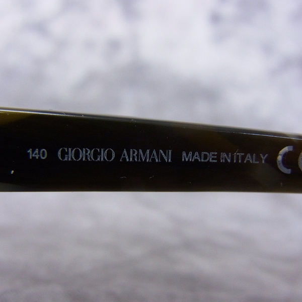 実際に弊社で買取させて頂いたGIORGIO ARMANI/ジョルジオアルマーニ　フルリムメガネフレーム GA538の画像 5枚目