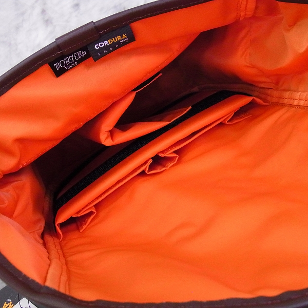 実際に弊社で買取させて頂いた【未使用】PORTER×Nikon コラボ デイリーショルダー/カメラバッグ カーキの画像 8枚目