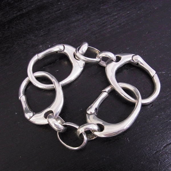 実際に弊社で買取させて頂いた【ギャラ付】CRAZY PIG/クレイジーピッグ LARGE HAND CUFF/ラージハンドカフリンク ブレスレット #878の画像 1枚目