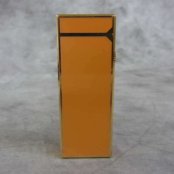 実際に弊社で買取させて頂いたdunhill/ダンヒル ローラーガスライター オレンジ×ゴールドの画像 2枚目