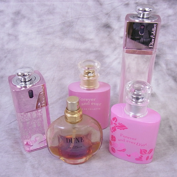 実際に弊社で買取させて頂いたChristian Dior/クリスチャンディオール アディクト等 レディース 香水 5点セット