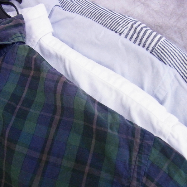 実際に弊社で買取させて頂いたGOODENOUGH/グッドイナフ ストライプ/チェック/無地 シャツ サイズ：M ４点セットの画像 4枚目