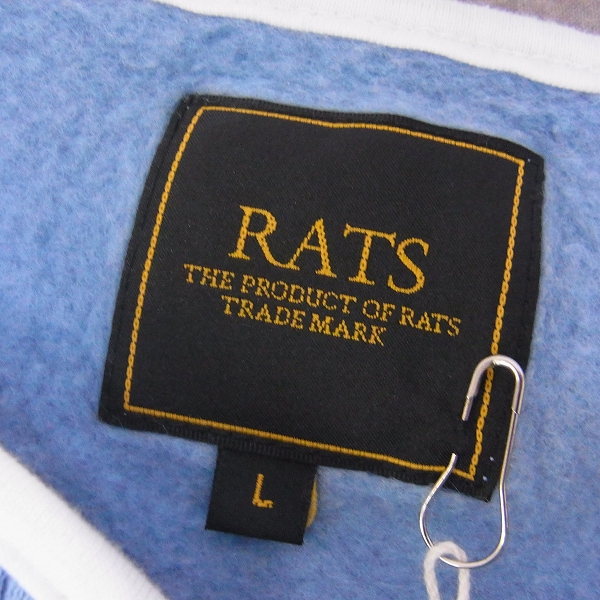 実際に弊社で買取させて頂いたRATS/ラッツ HENLEY NECK SWEAT ヘンリーネックスウェット/Lの画像 2枚目