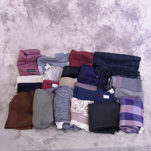 実際に弊社で買取させて頂いたmila schon/ミラショーン LOEWE/ロエベ PAPAS/パパスほか　ストール/マフラー/スカーフ 20点↑SET